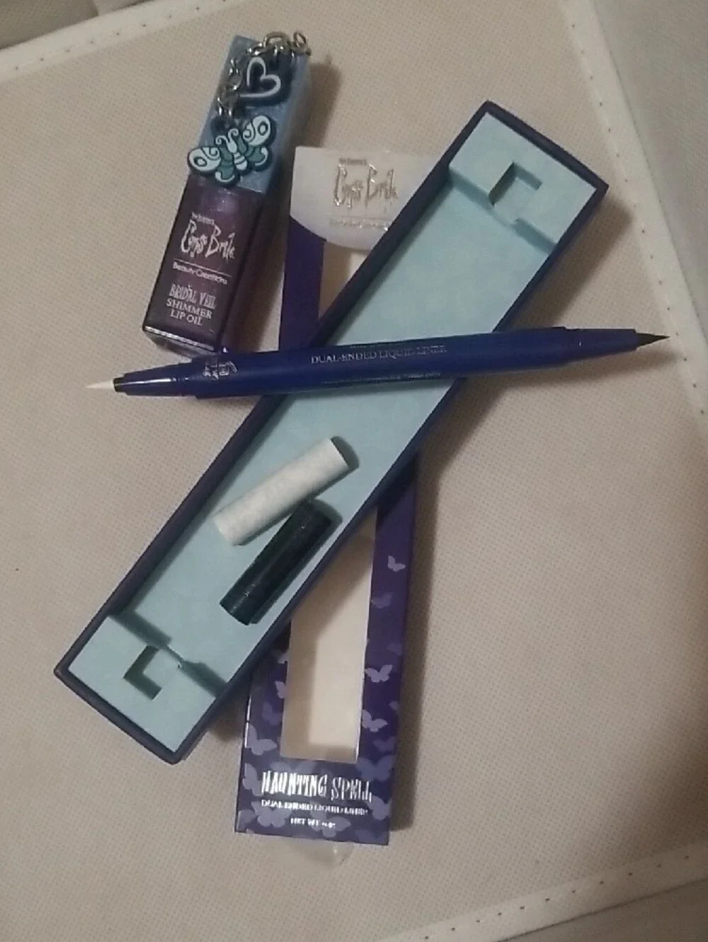 Corpse Bride Haunting Spell Dual Ended Liquid Liner & Lip Oil Bundle